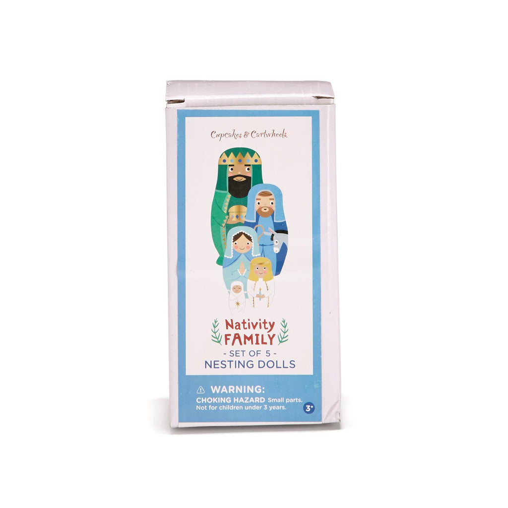 Nativity -- Set of 5 Nesting Dolls - BFF Here
