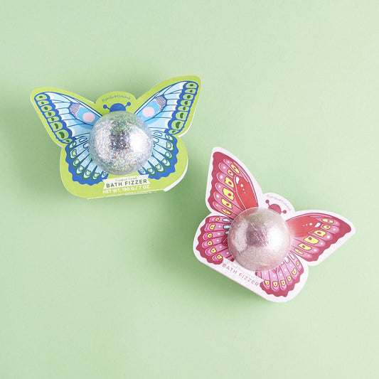 Glitter Butterfly Bath Fizzer -- Choice of Color - BFF Here