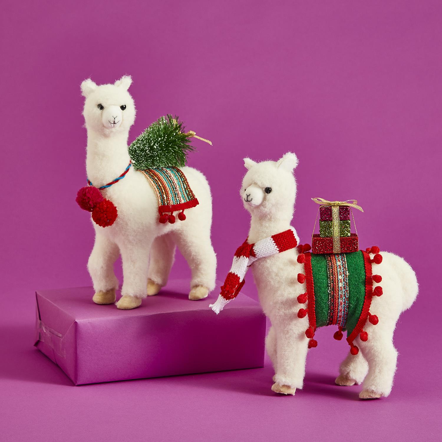 Holiday Llama Decor -- Choice of Style - BFF Here