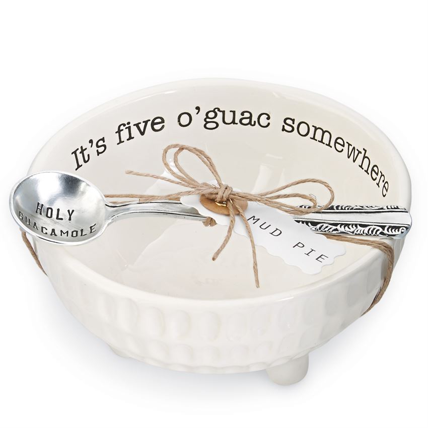 Guacamole Dip Cup Set by Mud Pie - BFF Here