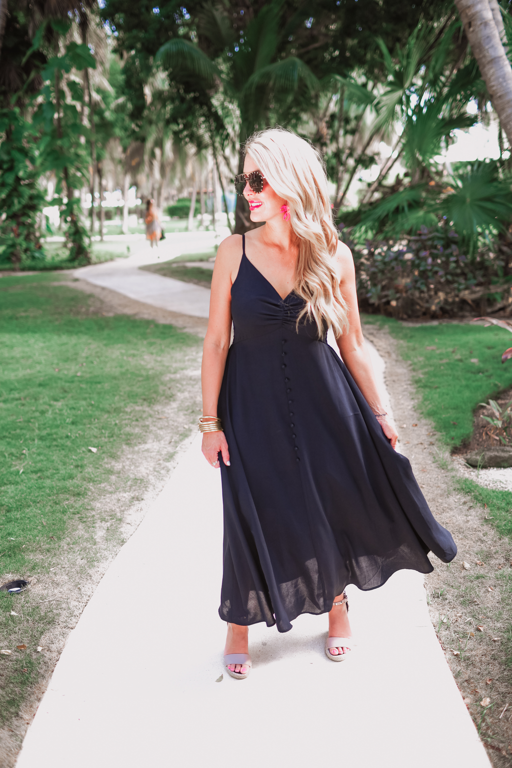 PREORDER-Easy To Please Button Maxi Dress (Ships End March) - BFF Here