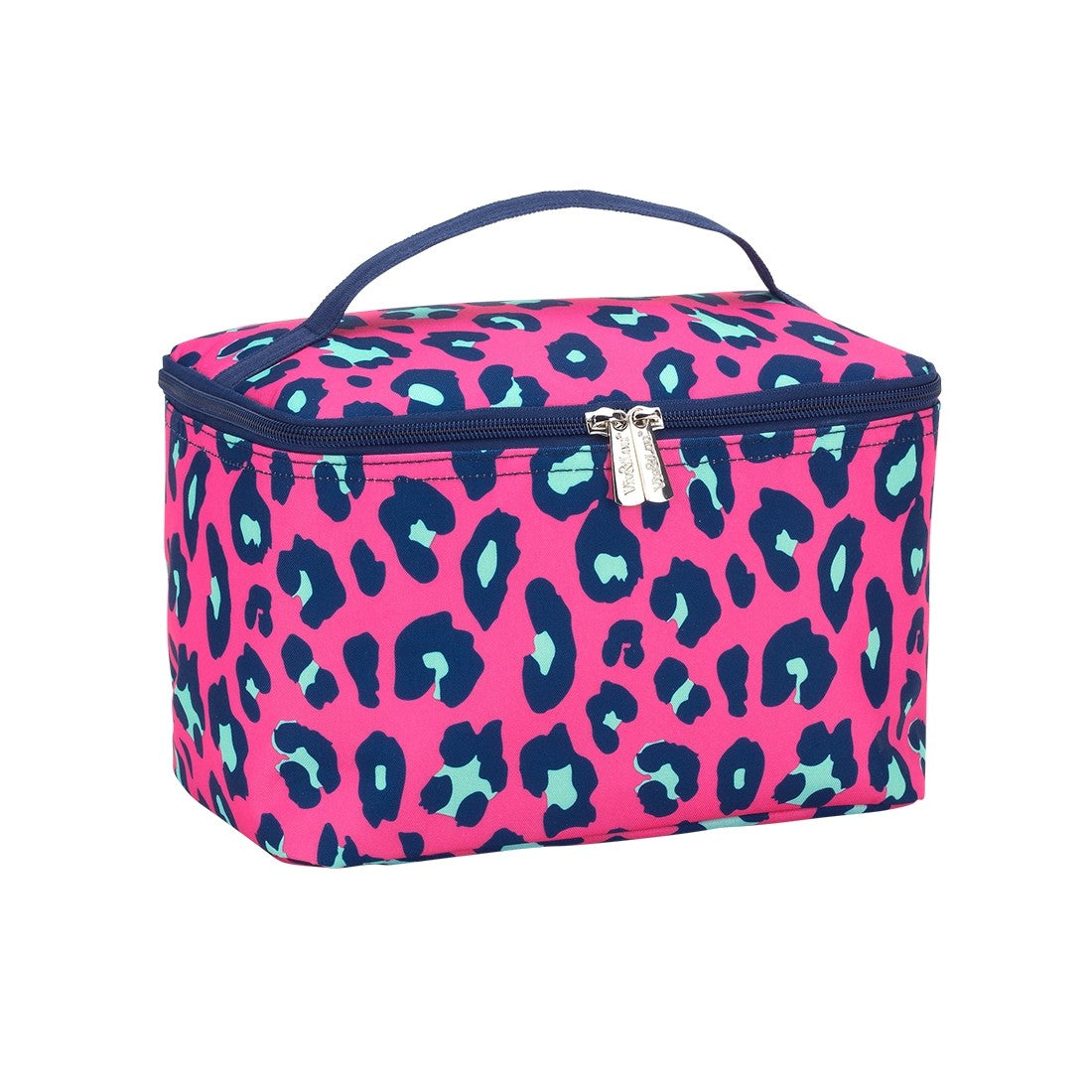 Hot Pink Leopard Cosmetic Bag - BFF Here