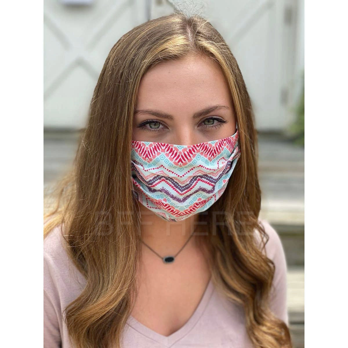 Queens Chevron Face Mask - Adult - BFF Here