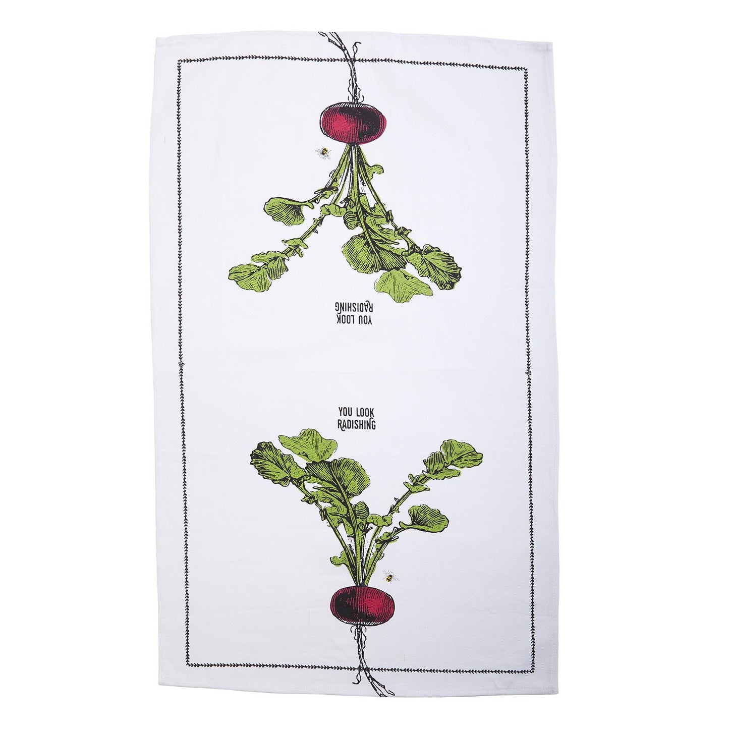 Farm To Table Dishtowel in Fruit Crate Gift -- Choice of Design - BFF Here