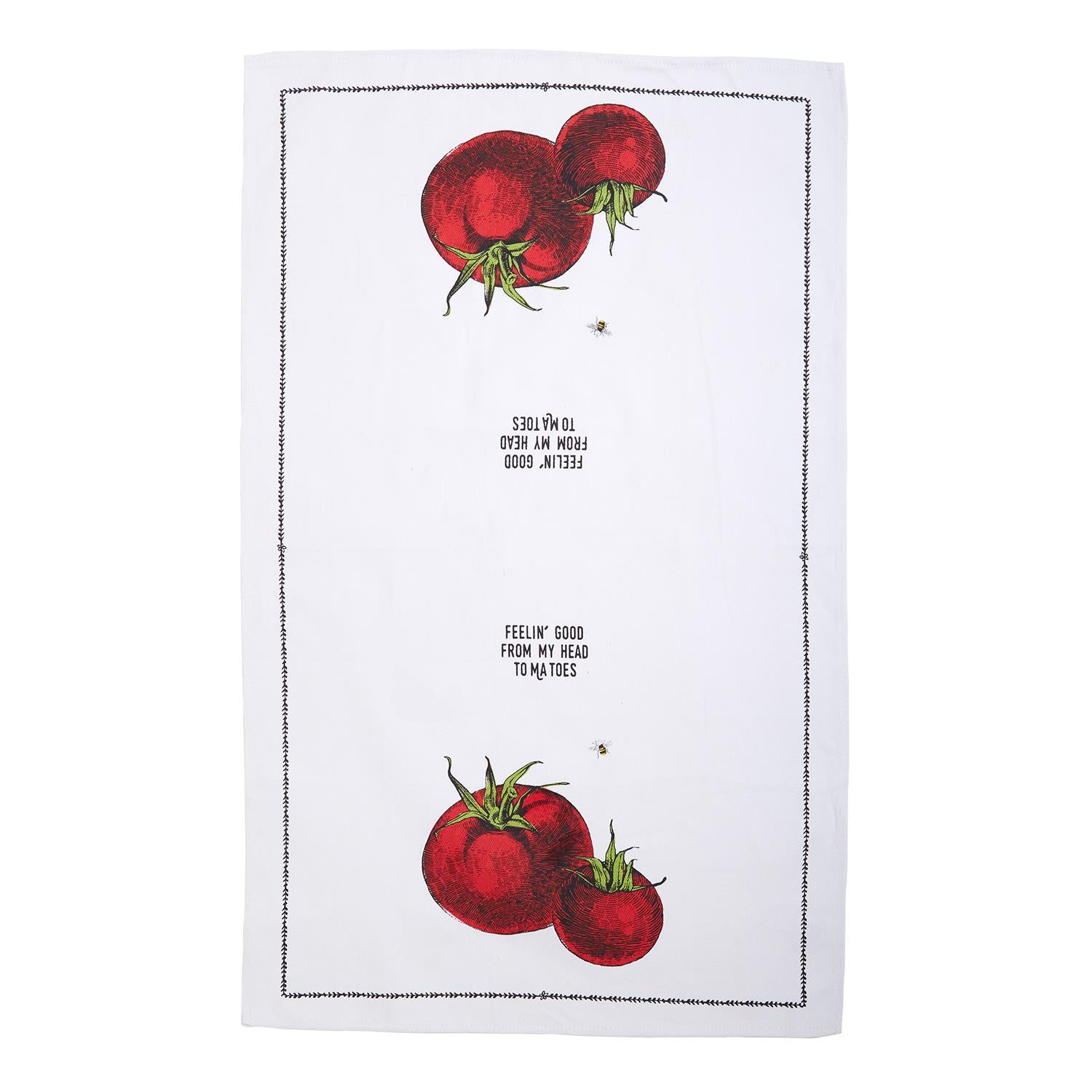 Farm To Table Dishtowel in Fruit Crate Gift -- Choice of Design - BFF Here