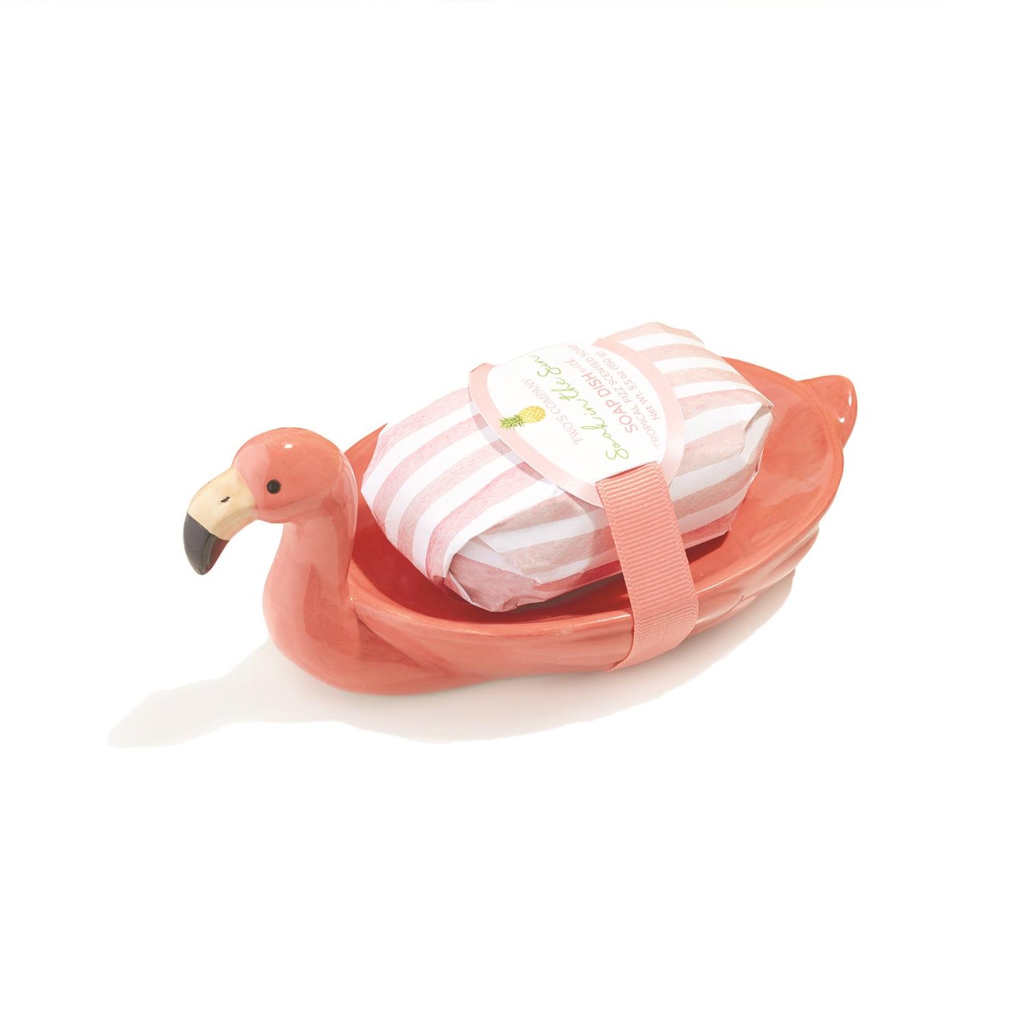 Soak In The Sun Flamingo Soap Dish - BFF Here