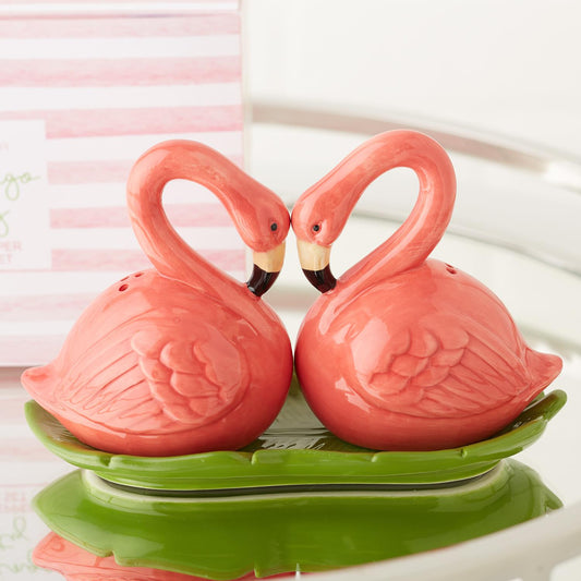 Flamingo Party Salt & Pepper Shaker Set - BFF Here