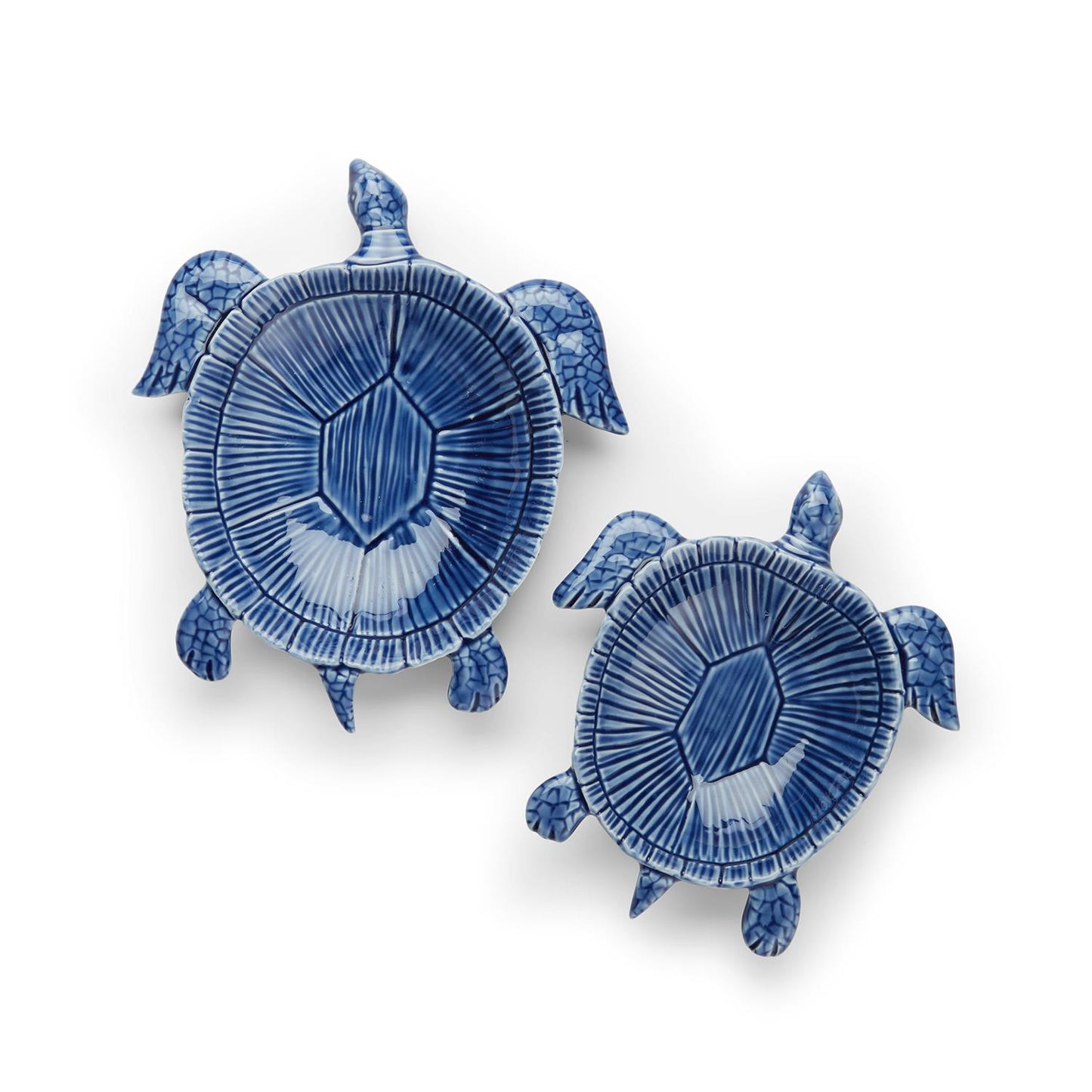 Deep Blue Sea Turtle Bowls -- Set of 2 - BFF Here