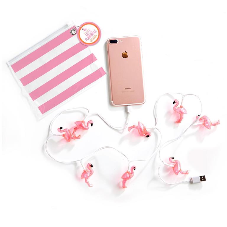 Flamingo Light Up USB Charger Cable - BFF Here