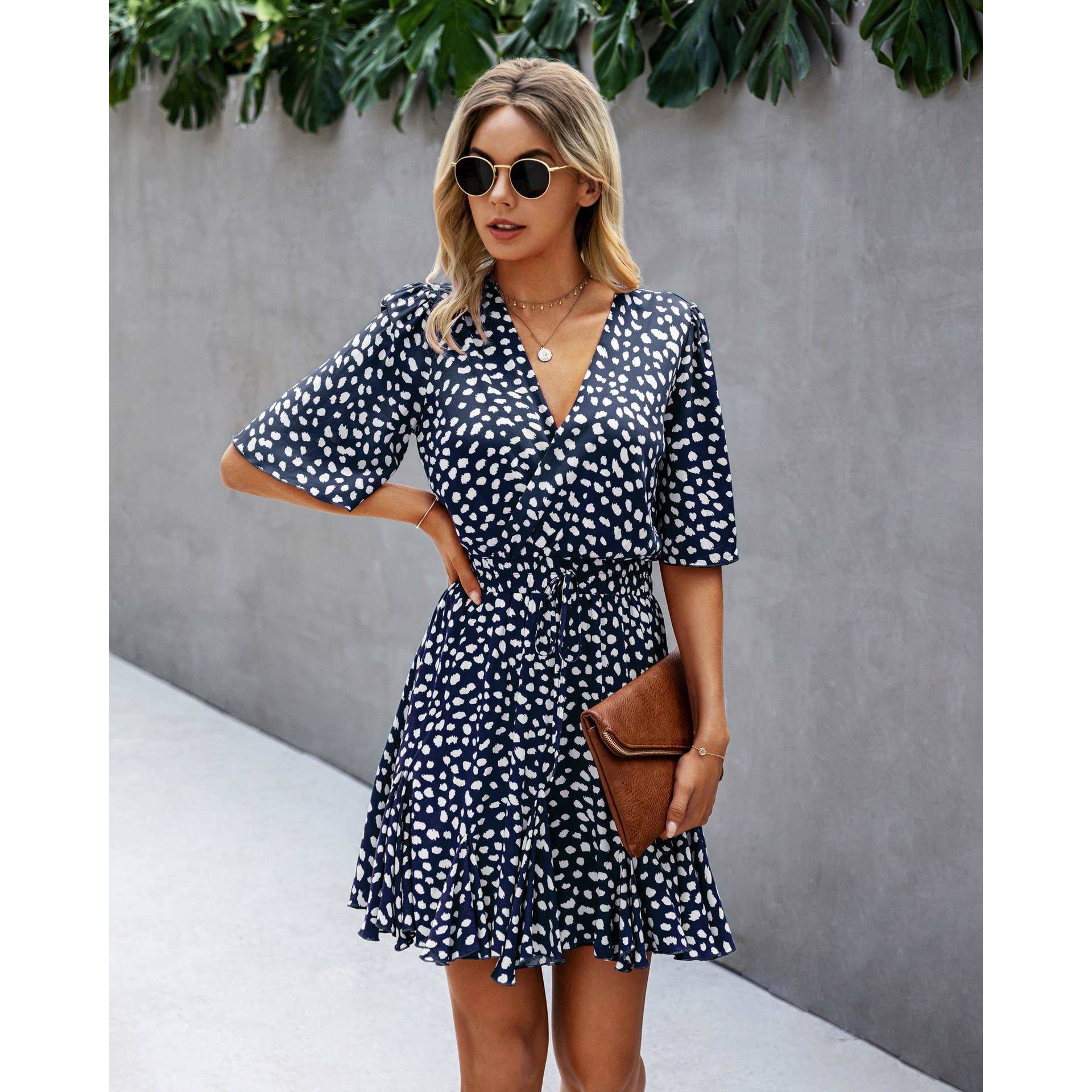 Roxanne Polka Dot Dress - BFF Here