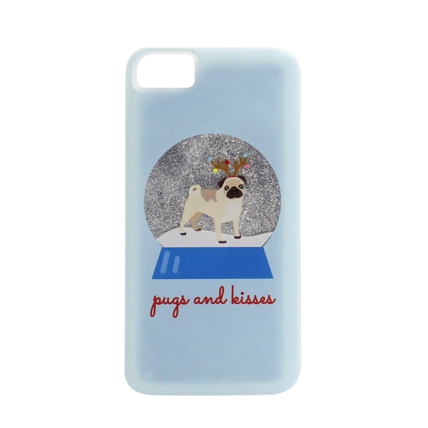 Snow Globe Case for iPhone - Pug - BFF Here