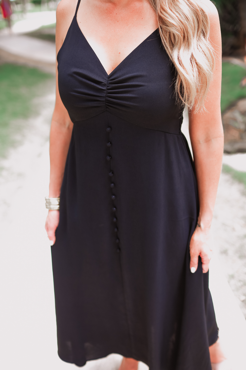 PREORDER-Easy To Please Button Maxi Dress (Ships End March) - BFF Here