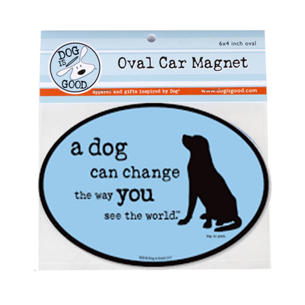 A Dog Can Change Car Magnet - BFF Here