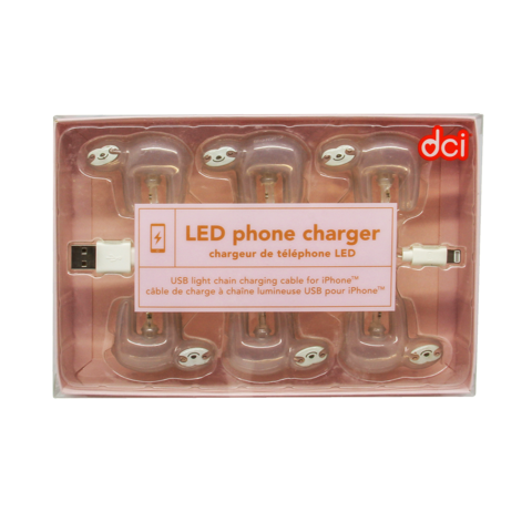 Sloth LED iPhone Charger - BFF Here
