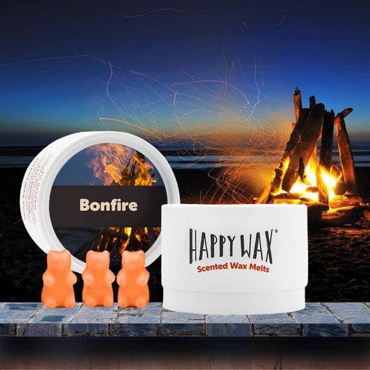 Happy Wax Soy Melts --  Bonfire - BFF Here