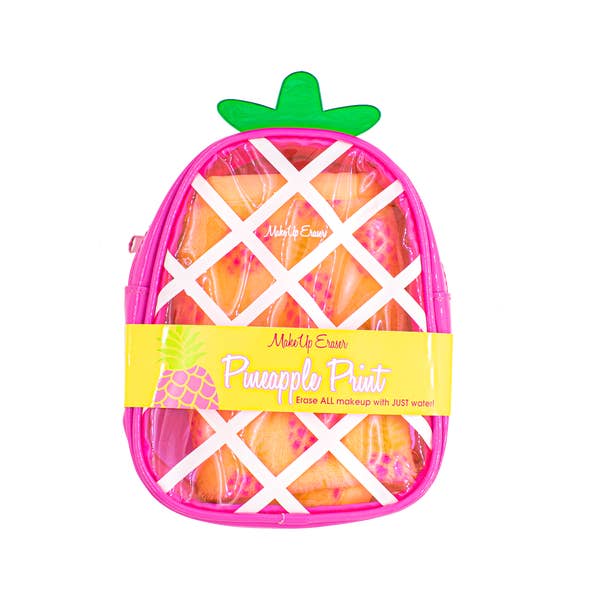 Makeup Eraser With Bag -- Pineapple - BFF Here