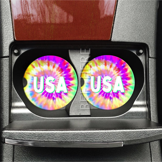 Car Coasters -- USA - BFF Here