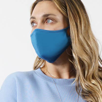 Blue Face Mask - Adult - BFF Here