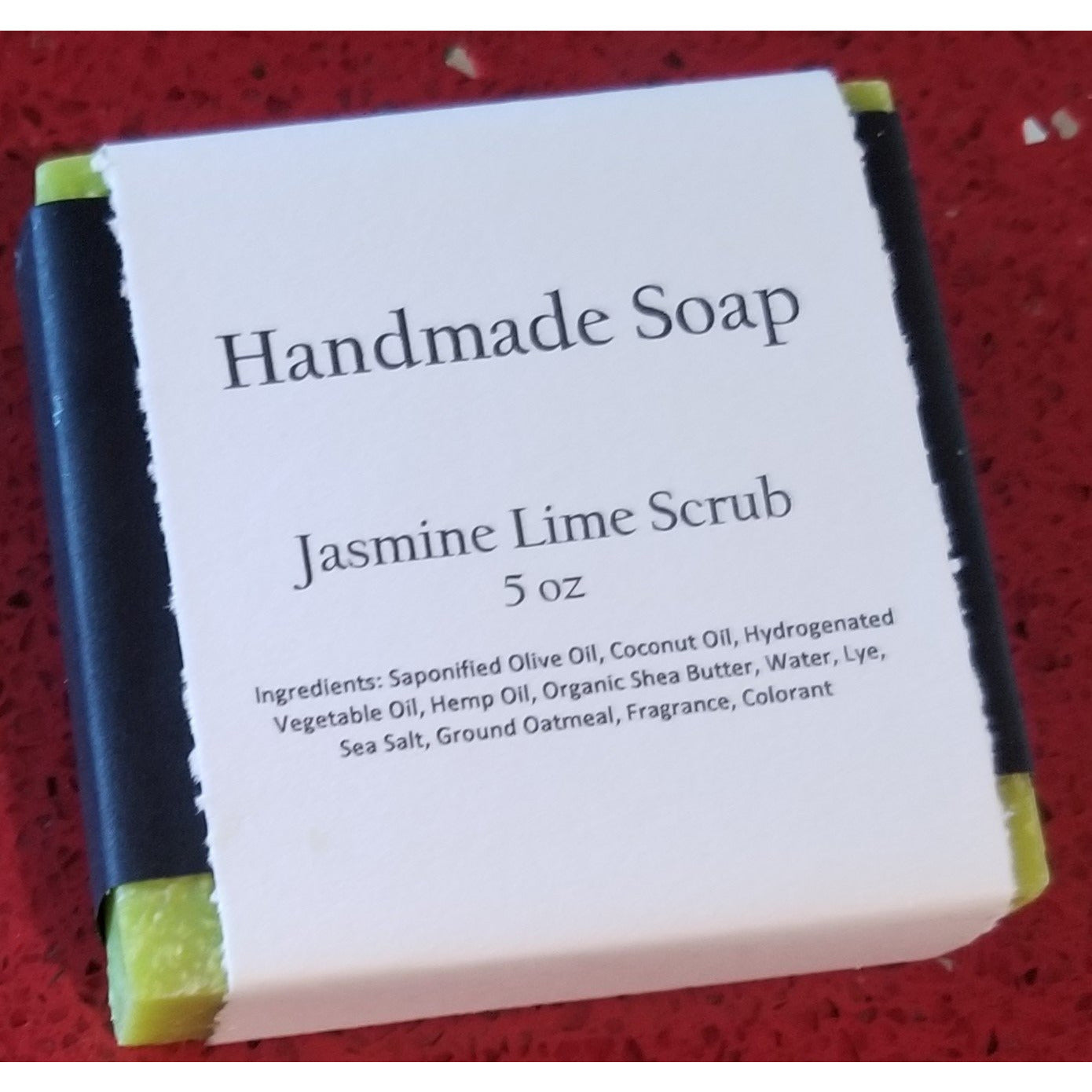 Jasmine Lime Scrub -- Handmade Soap - BFF Here