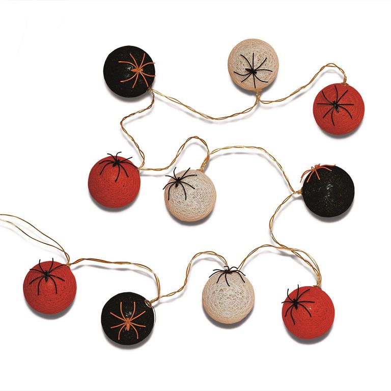 Spider on Web LED Lantern String Lights - BFF Here