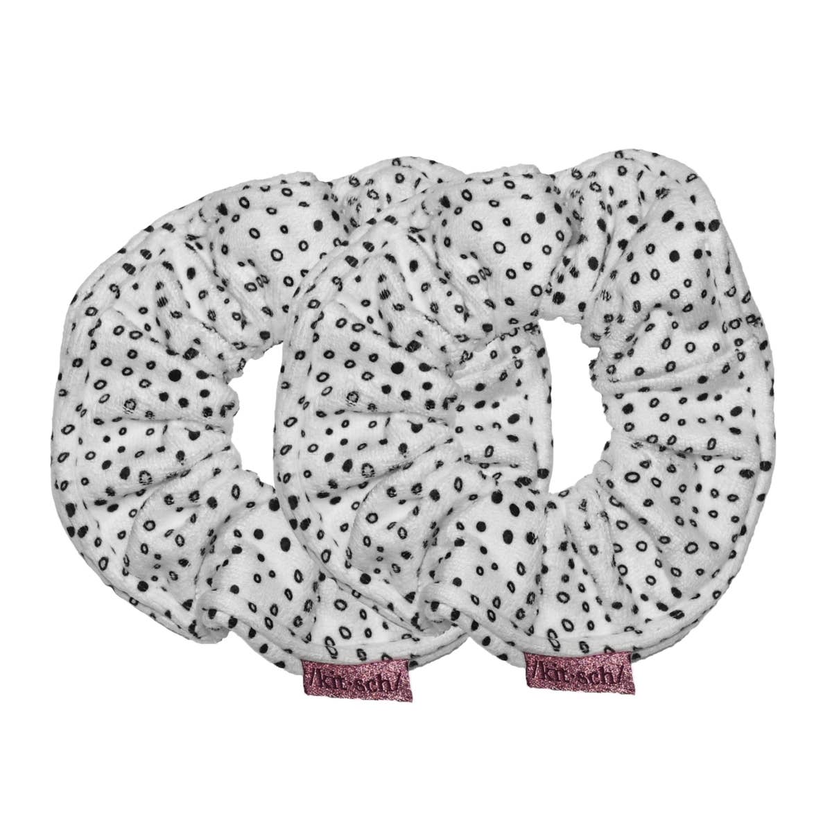 Micro Dot Microfiber Towel Scrunchies - BFF Here