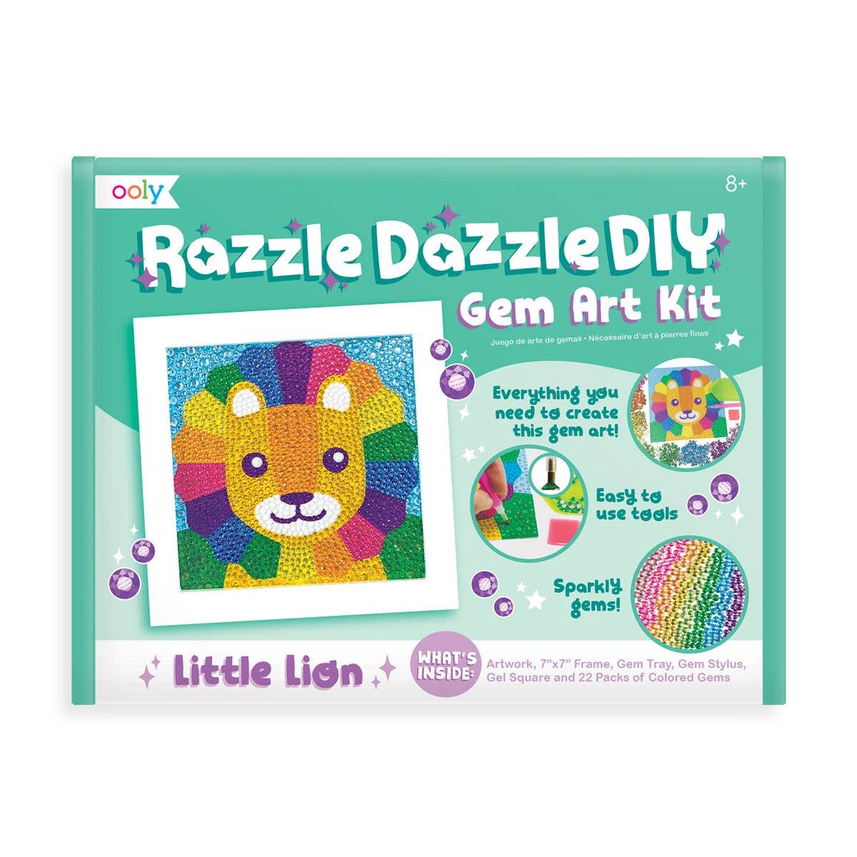 Razzle Dazzle DIY Gem Art Kit: Lil' Lion - BFF Here