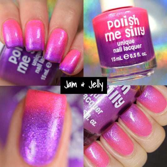 Jam & Jelly-- Neon POP Thermal Color Nail Polish - BFF Here