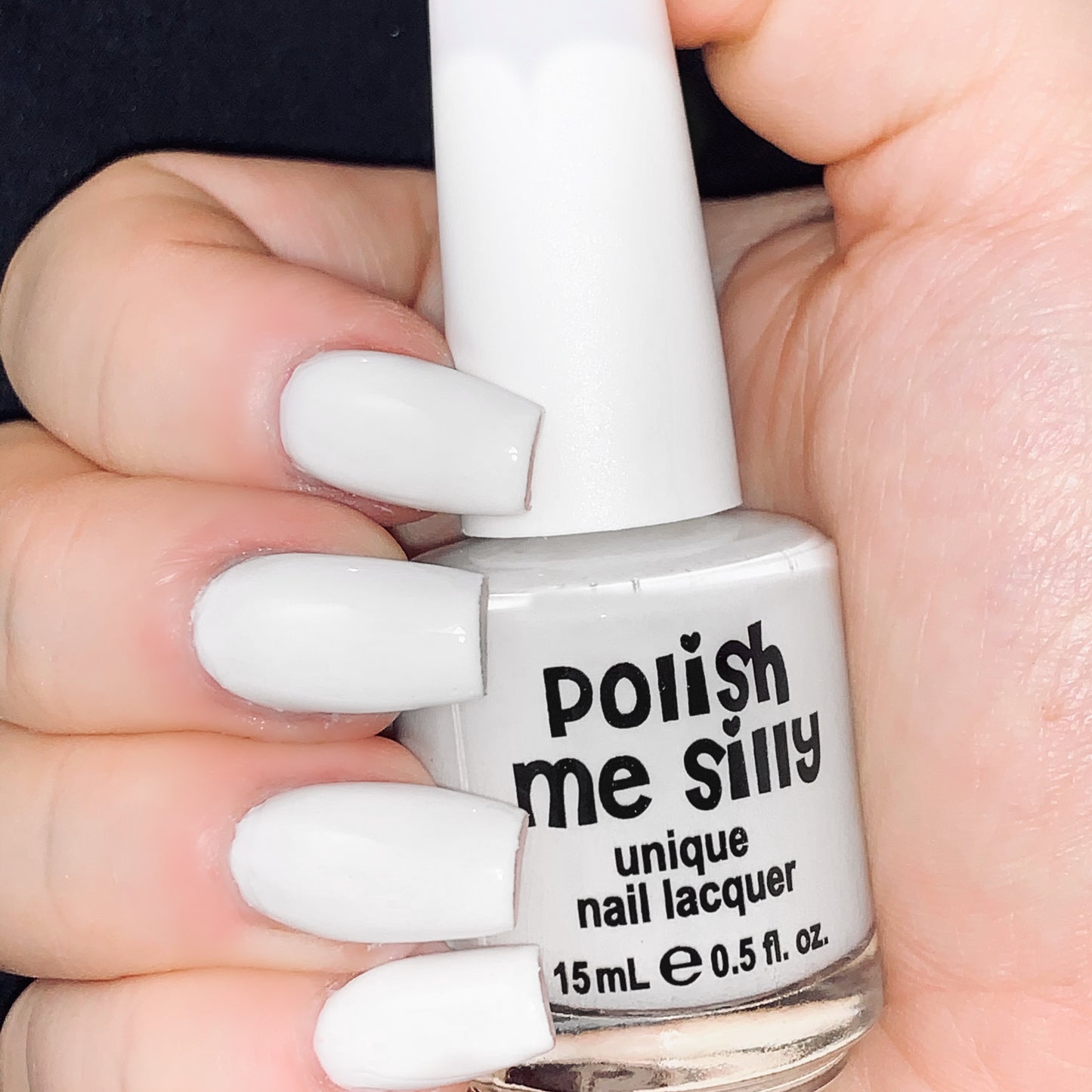 Whisper White - Solid White Creme Polish - BFF Here