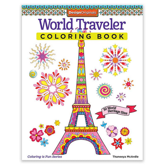 World Traveler Coloring Book - BFF Here