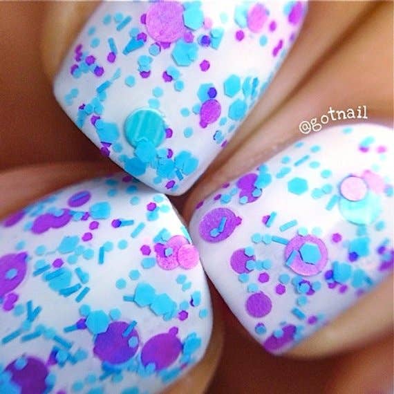 Dreamer - Polka Dot Nail Polish - BFF Here