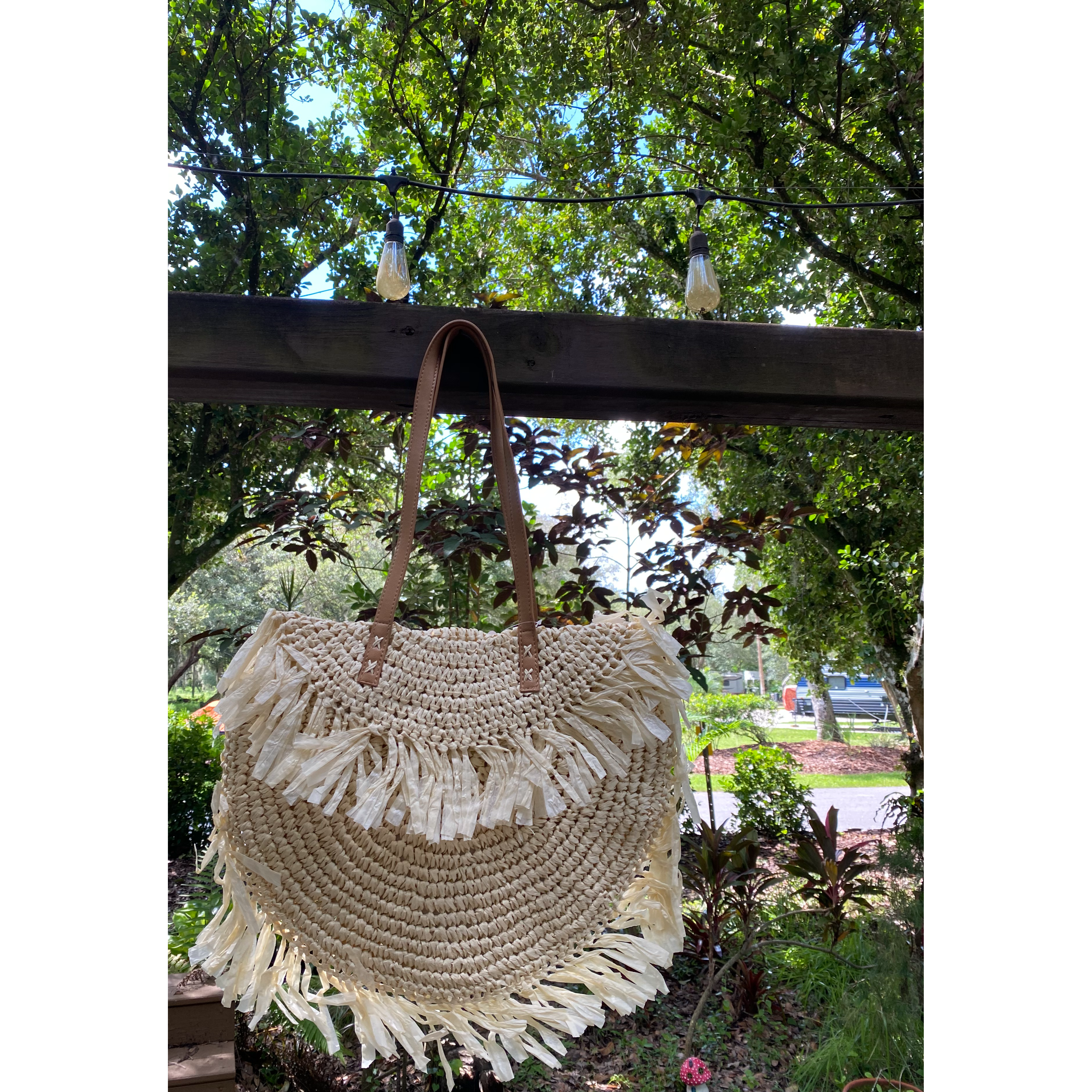 Fringe Straw Bag -- Choice Of Color - BFF Here