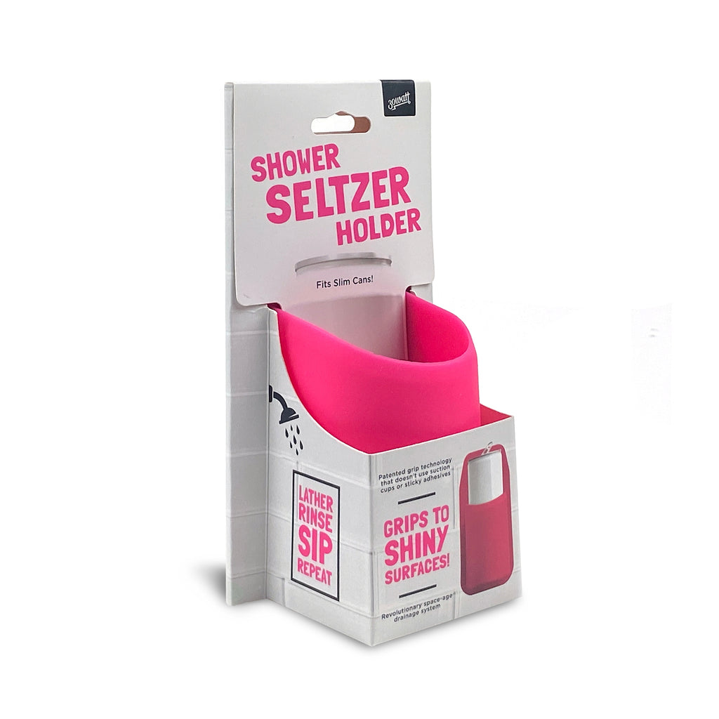 Sudski™ Seltzer Shower Holder -- Hot Pink - BFF Here