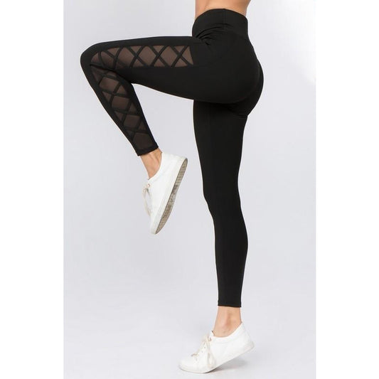 Criss Cross Active Leggings - BFF Here