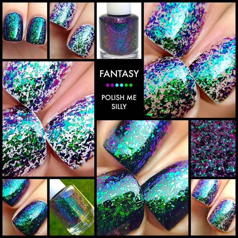 Fantasy -- Flakie Nail Polish - BFF Here