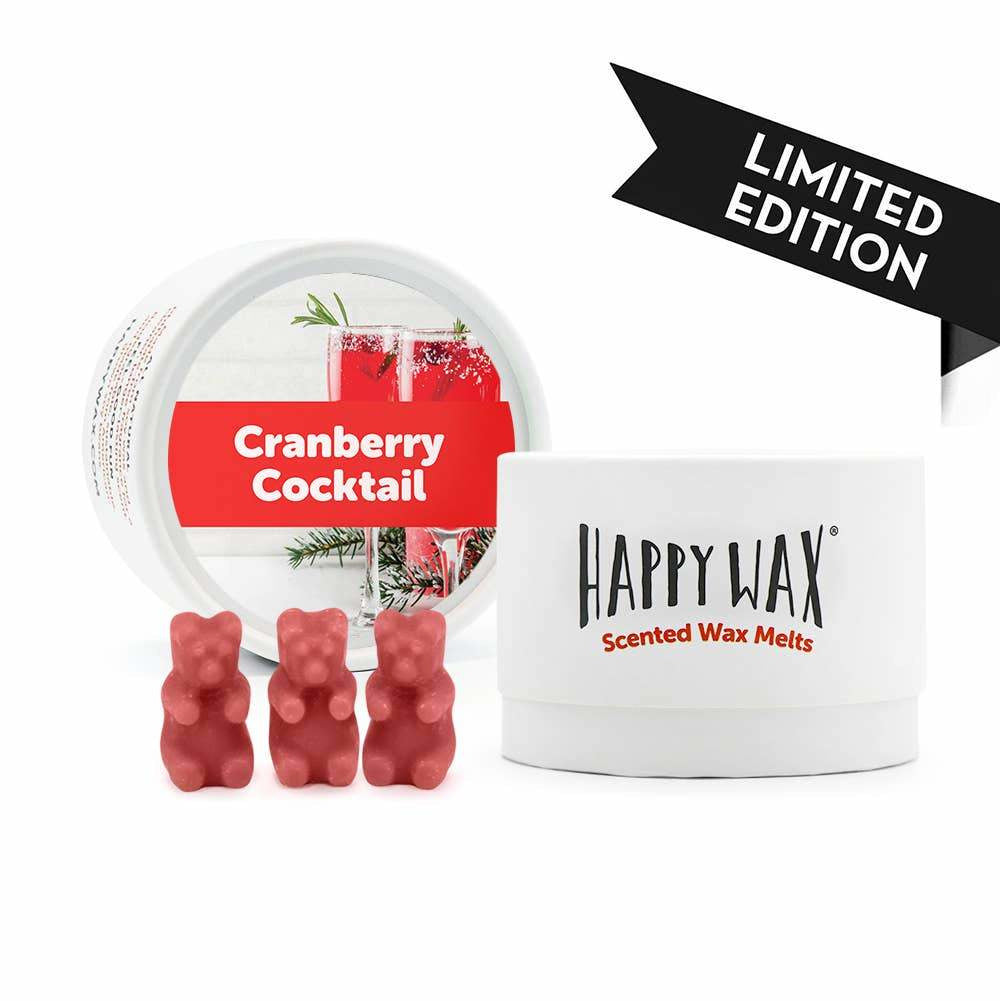 Happy Wax Soy Melts --  Cranberry Cocktail - BFF Here
