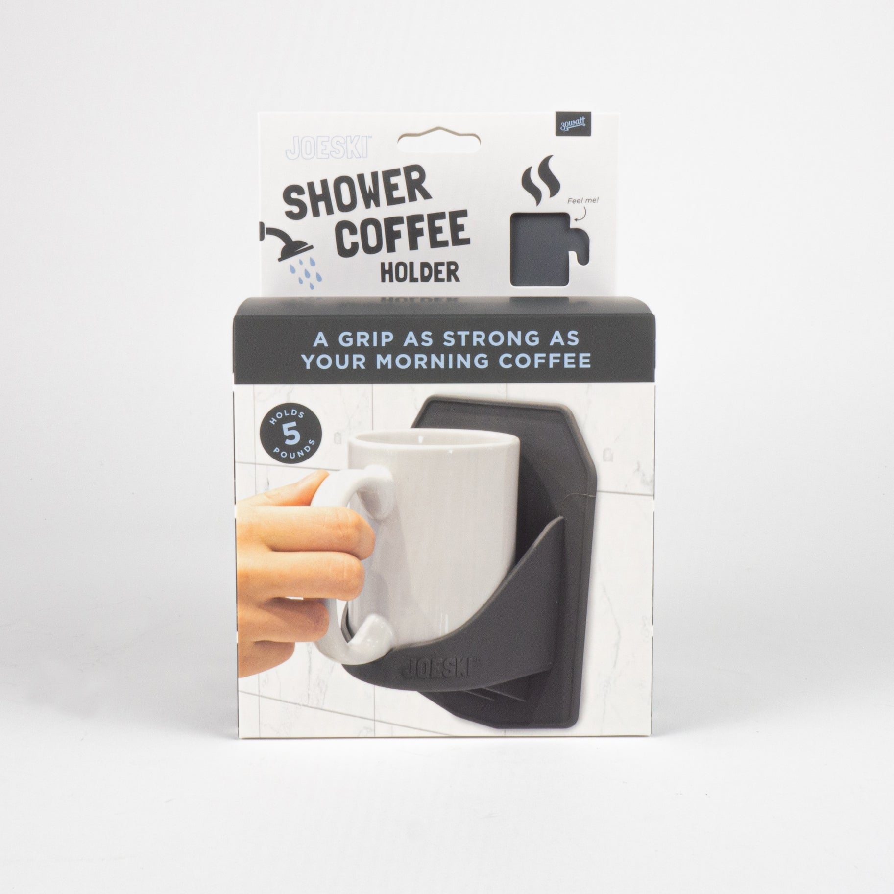 Joeski™ Shower Coffee Holder -- Gray - BFF Here