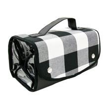 Buffalo Check Travel Accessories -- Roll Up Cosmetic Bag - BFF Here
