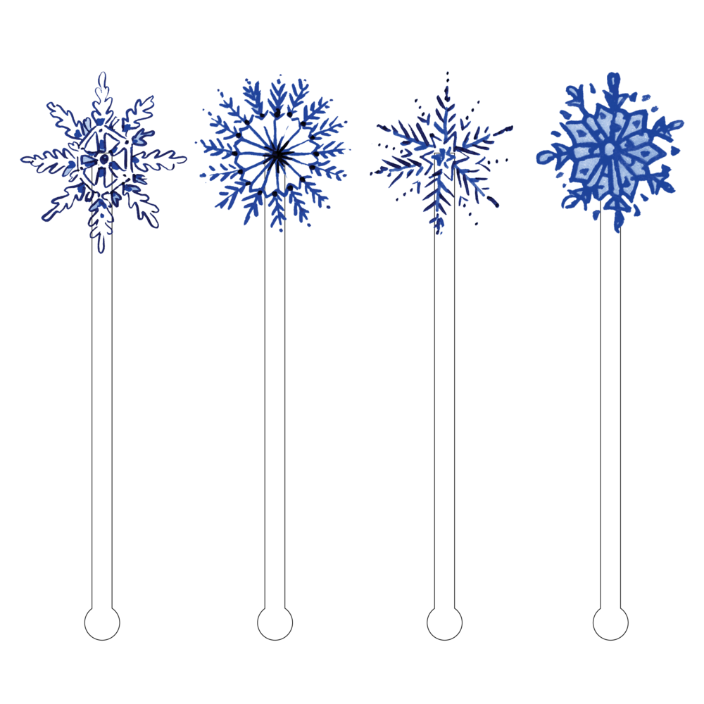 Christmas Stir Sticks -- Choice of Style - BFF Here