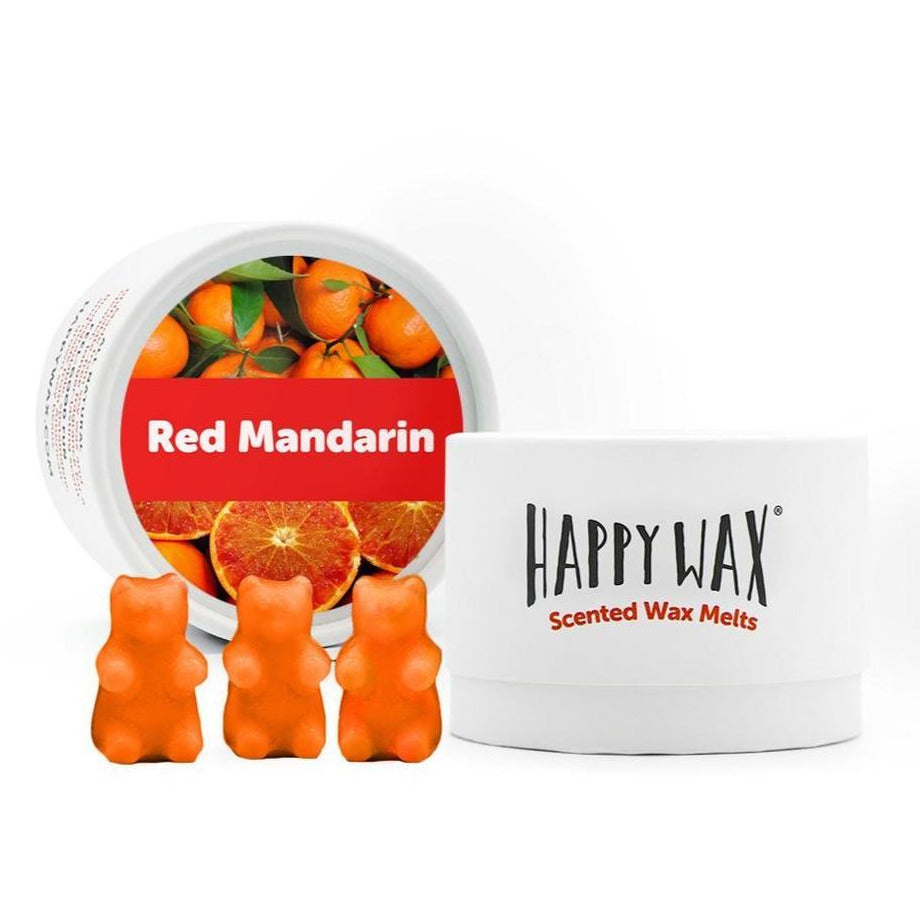 Happy Wax Soy Melts --  Red Mandarin - BFF Here