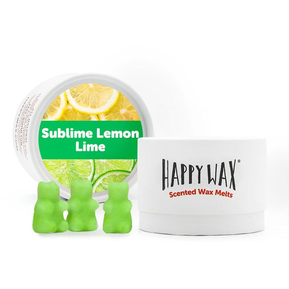 Happy Wax Soy Melts --  Sublime Lemon Lime - BFF Here