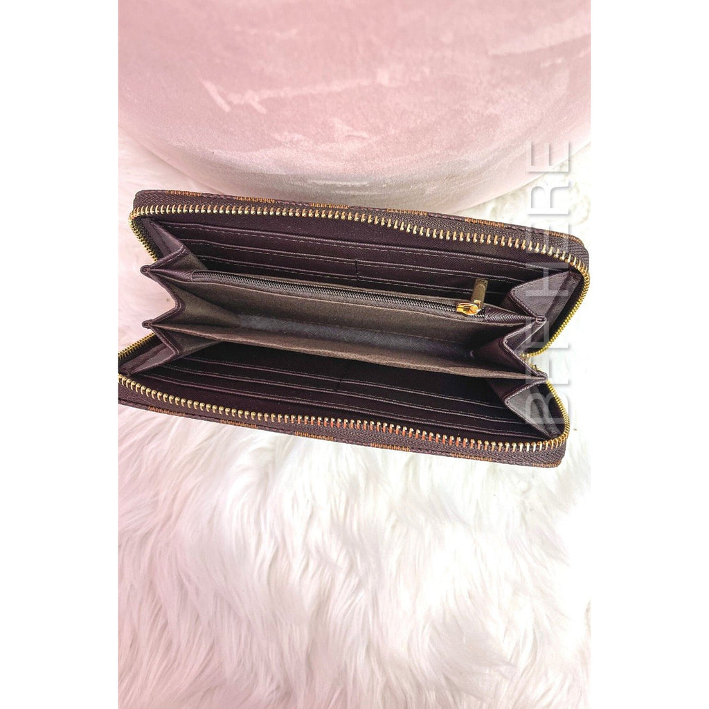 Jimmy Checkered Zippy Wallet -- Choice of Color - BFF Here