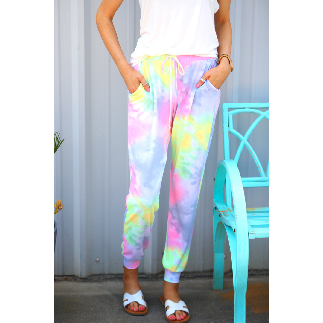 Paige Tie Dye Jogger Pants - BFF Here