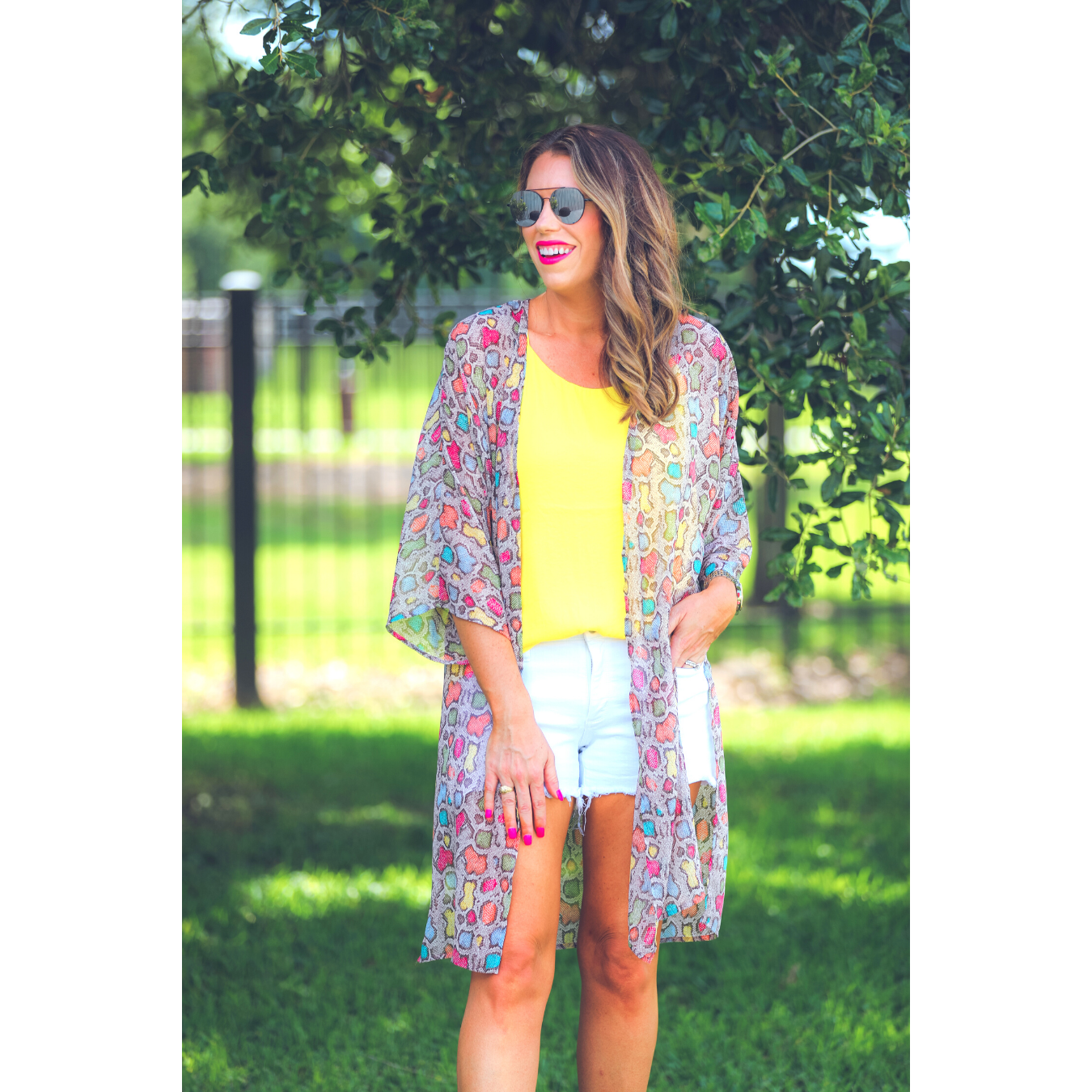 Sydnee Multi Snake Kimono - BFF Here