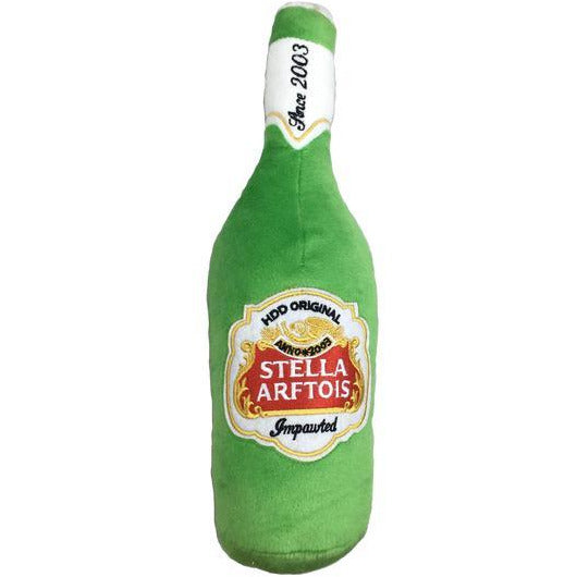 Stella Arftois Beer Bottle Dog Toy - BFF Here