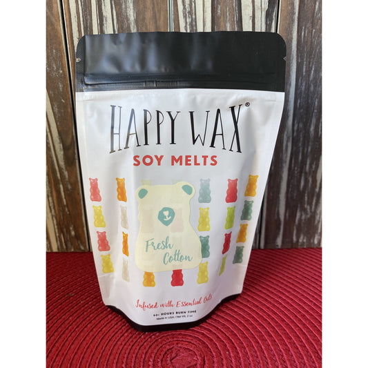 Happy Wax Soy Melts -- Fresh Cotton - BFF Here