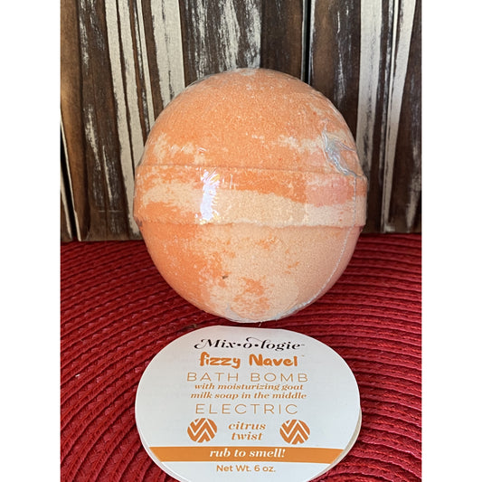 Mixologie's Electric (Citrus Twist) Fuzzy Navel Bath Bomb - BFF Here