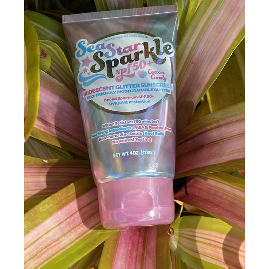 Star Sparkle Cotton Candy SPF 50+ Glitter Sunscreen - BFF Here