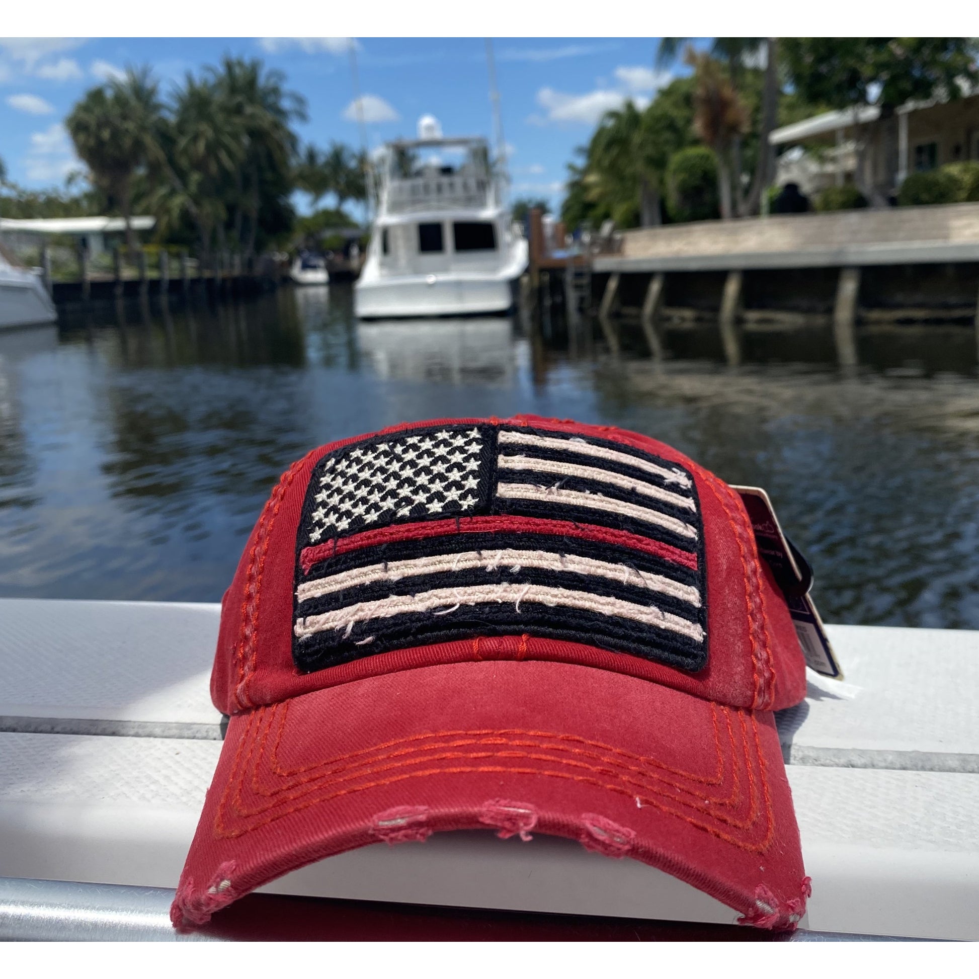 Vintage Flag Hat - BFF Here