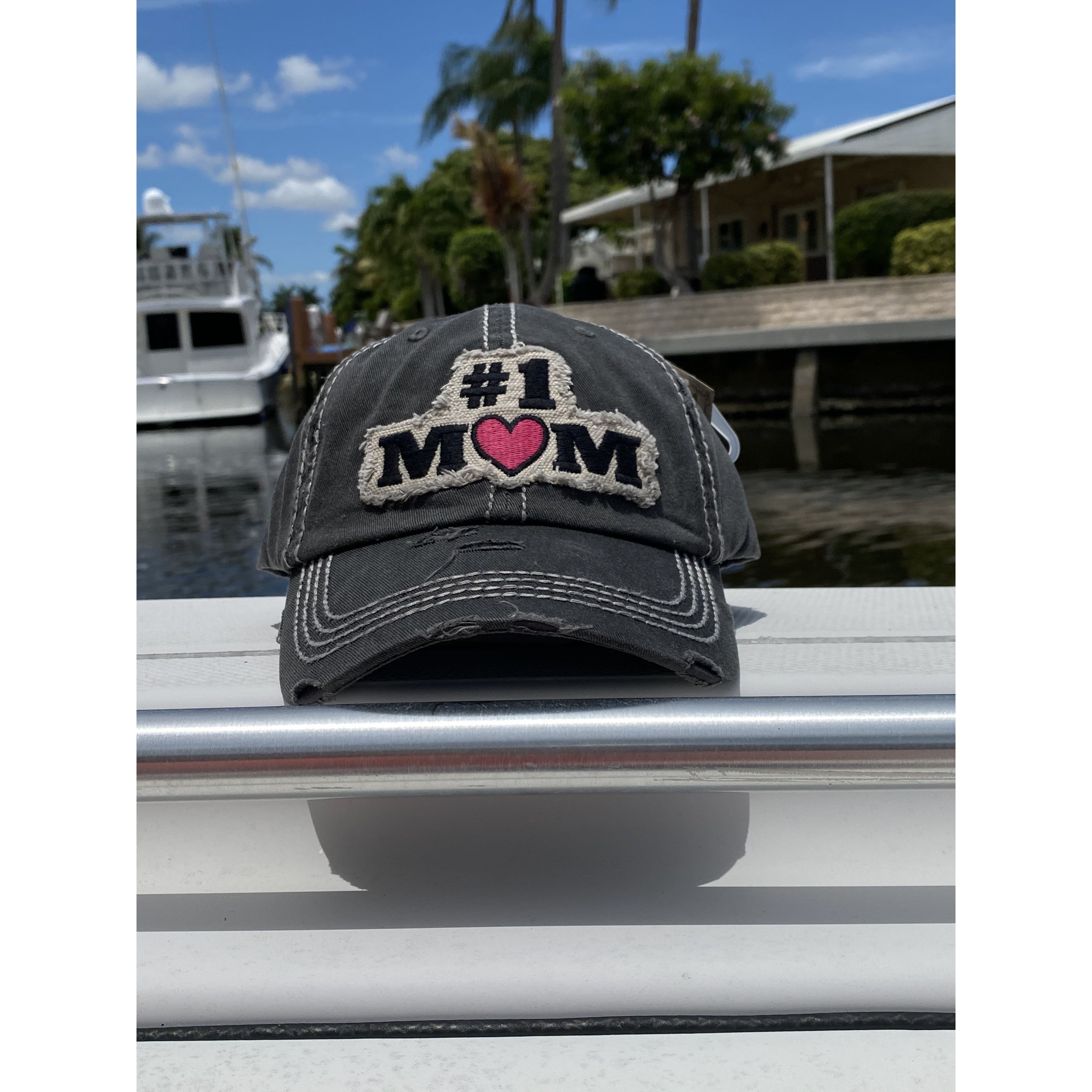 #1 Mom Vintage Hat -- Choice of Color - BFF Here