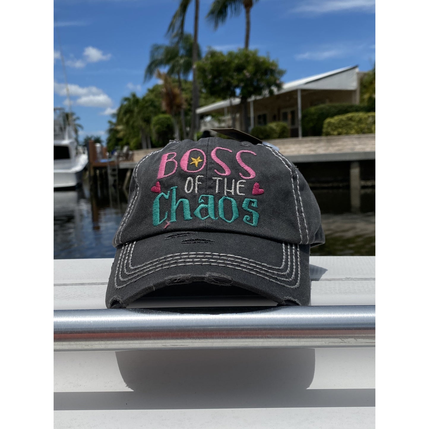 Boss of the Chaos Vintage Hat -- Choice of Color - BFF Here